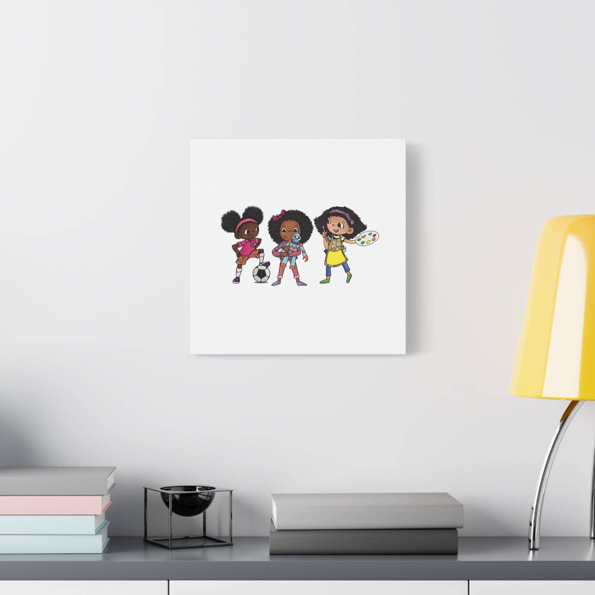 Ikuzi Dolls - Wholesale Art Print - Kids & Baby - Kids' Canvas Wall Art - Playful Characters for Creative Spaces220