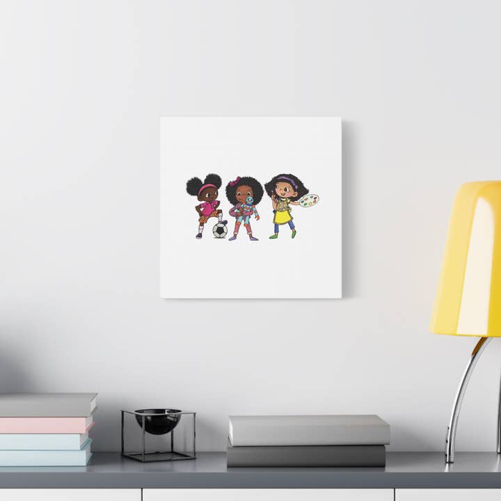 Ikuzi Dolls - Wholesale Art Print - Kids & Baby - Kids' Canvas Wall Art - Playful Characters for Creative Spaces220