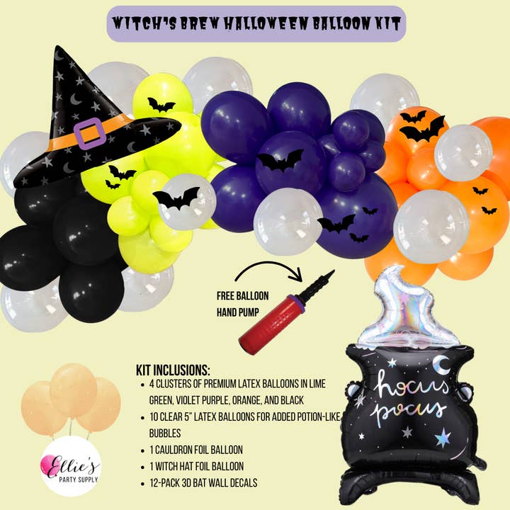 Kit de ballons d'Halloween "Potion de Sorcière" – Coffre ou Friandises pour la vente par Ellie's Party Supply