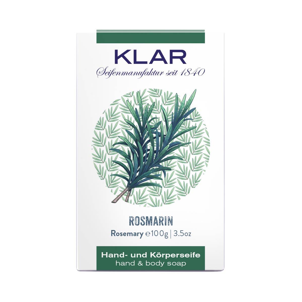 Klar Seifen - Wholesale Bar Soap - Rosemary Soap, 3.5oz0