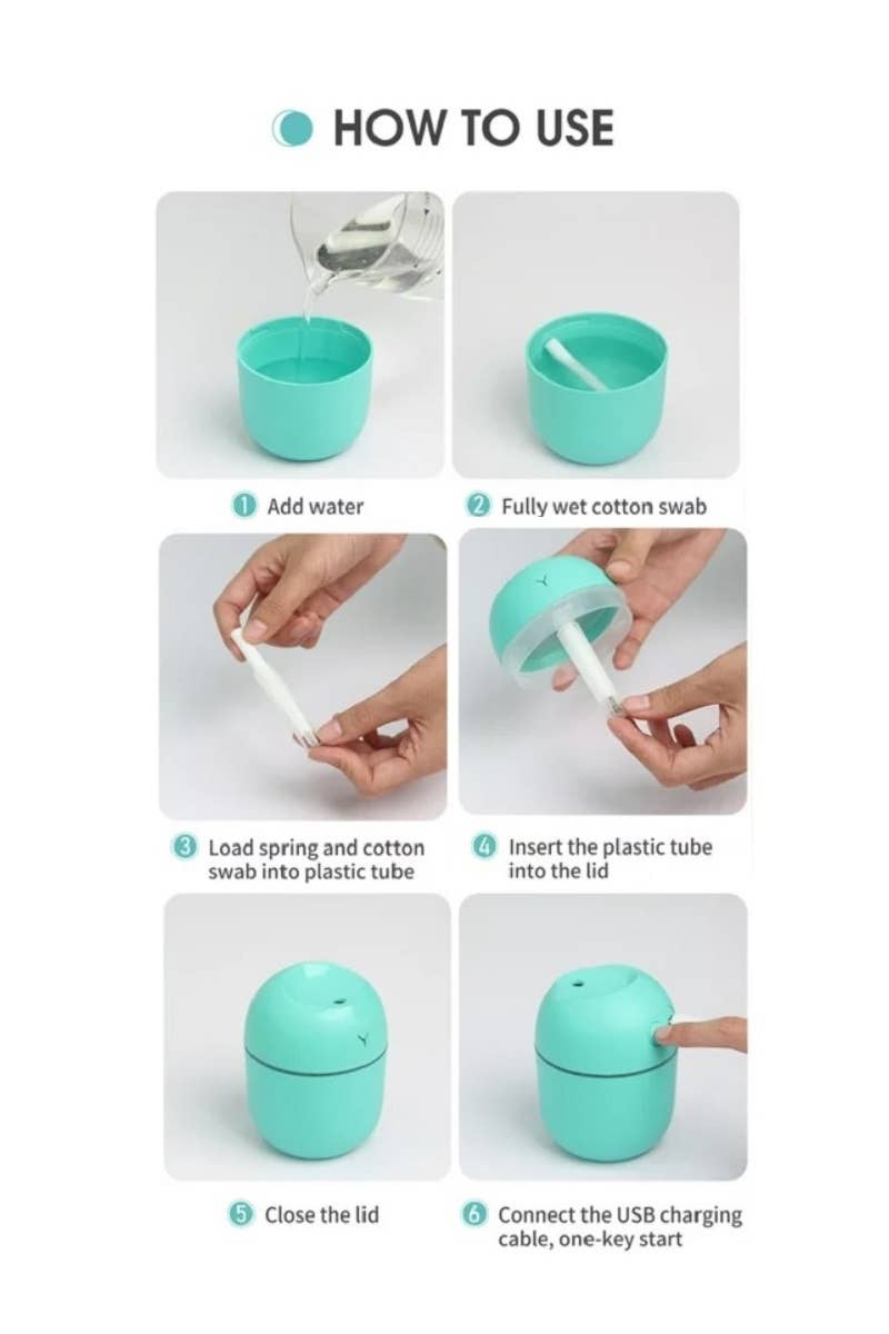 42POPS - Wholesale Air Humidifier - ',,,....SI-26432 Easter Mini Portable Diffusers Humidifier2