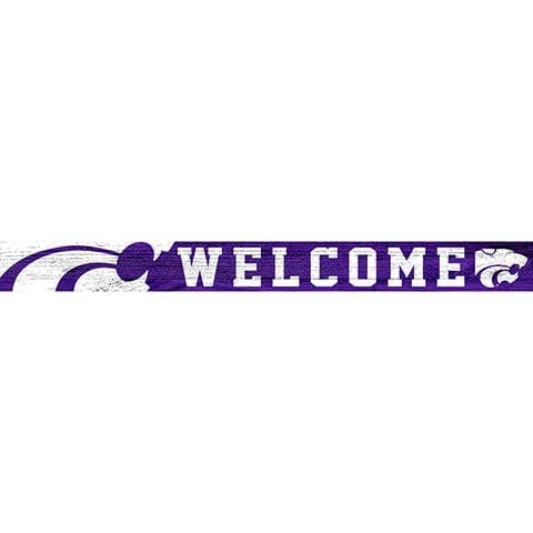 Kansas State 16in. Welcome Strip for wholesale by Fan Creations