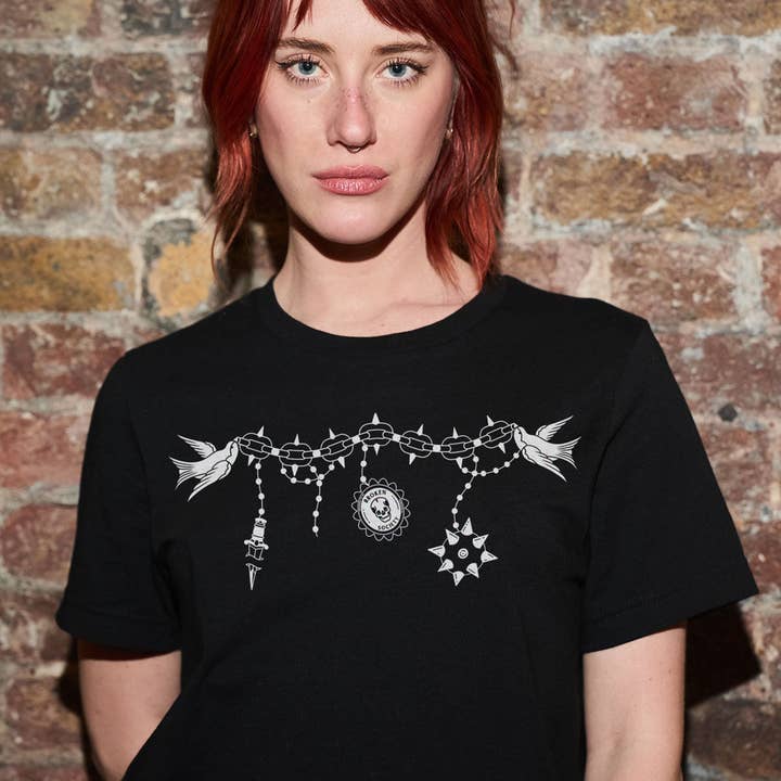 Kæder T-shirt (Unisex) for engroshandel hos Broken Society