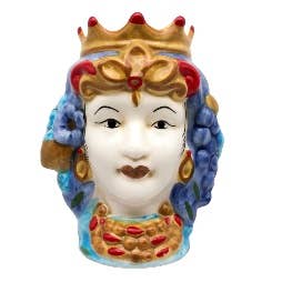 Sicilian Moor's Head Ceramic Vases for wholesale by Roa Enterprise SRL