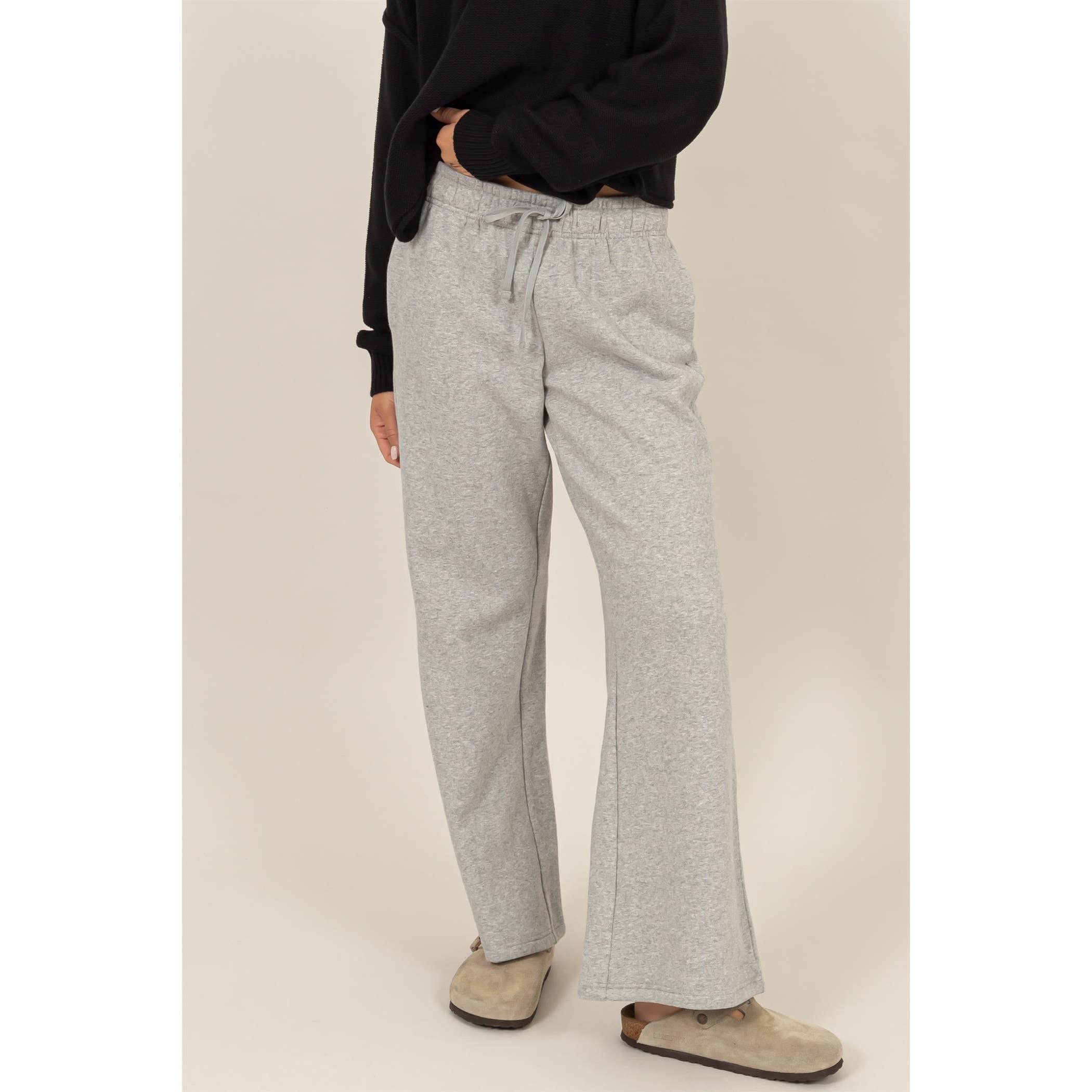 HYFVE - Vendita all'ingrosso Pantalone - Donna - Pantaloni a Gamba Larga con Coulisse a Vita Media38