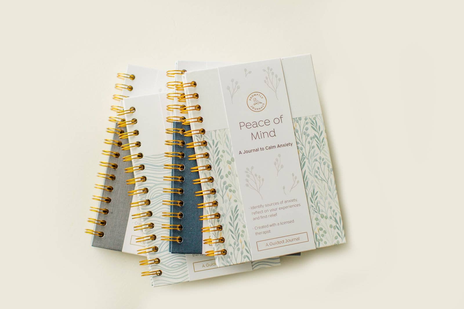 Promptly Journals – wholesale Journal och dagbok – Sinnesro: En tidskrift för att lugna ångest - Terapeut guidad8