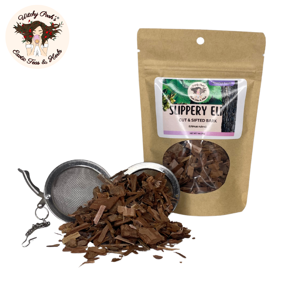 Witchy Pooh's Exotic Teas & Herbs - Wholesale Loose Tea - Witchy Pooh's Slippery Elm Tea - Cut & Sifted Bark11