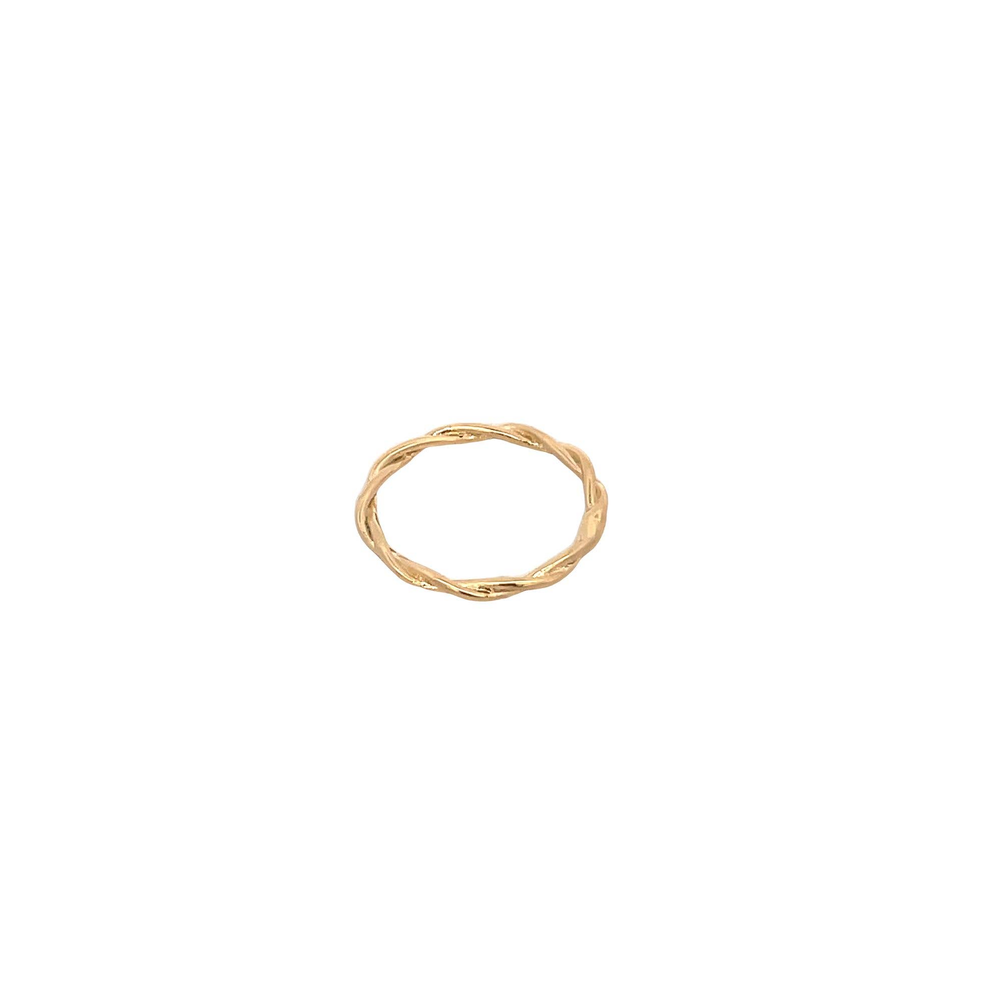 MIA Jewelry – Engroshandel Båndring – Rebsnoet ring1
