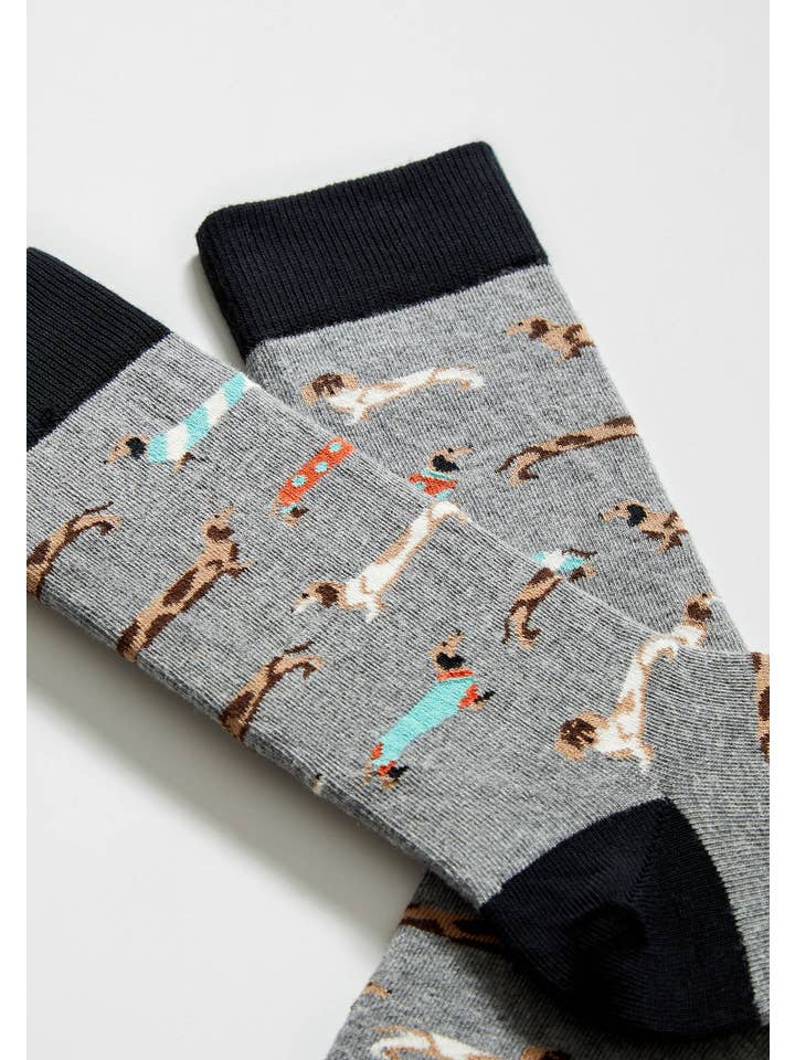 Flock BePets Grey - 100% Organic Cotton Socks for wholesale on Faire1