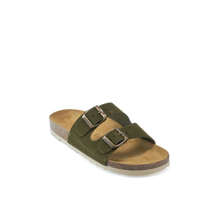 Mandél – wholesale Sandaler - Dam – Ciabatta tvåfacks GEMA grön - Art.MD6305
