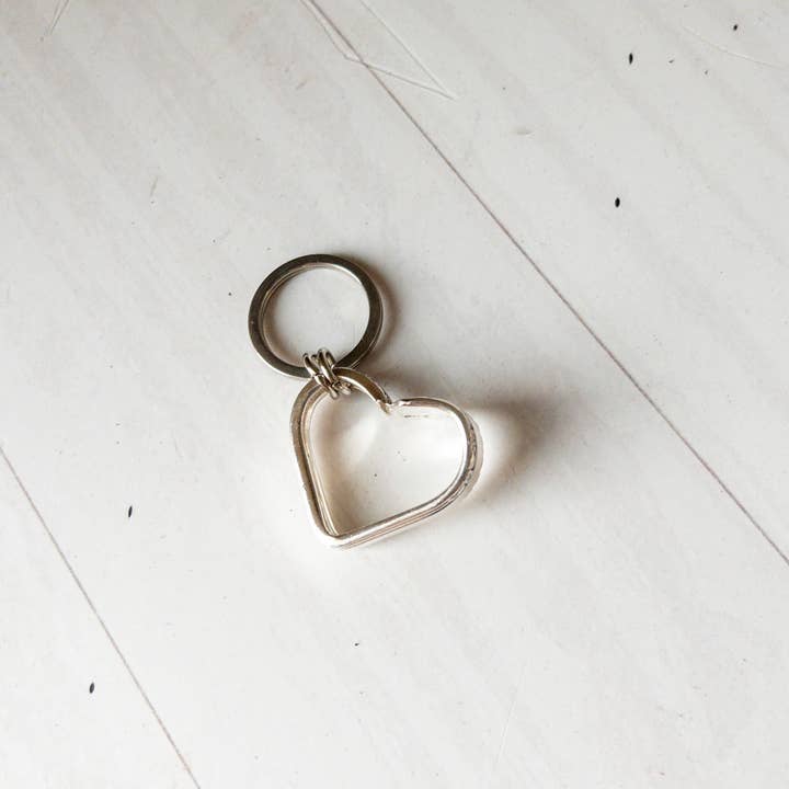 Girl Ran Away With the Spoon – wholesale Keychain – Women's – Bent Heart Keychain2