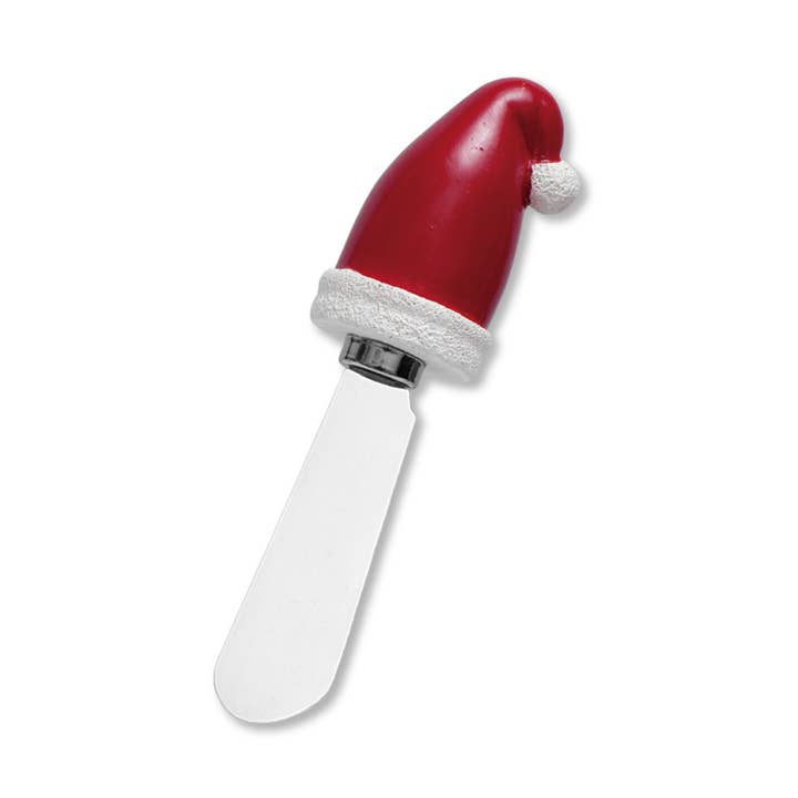 Santa Hat Polyresin Cheese Spreader for wholesale by Supreme Housewares