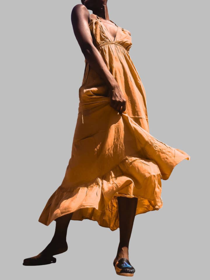 LIGHT COTTON LONG DRESS 02 for wholesale by Belle Waera