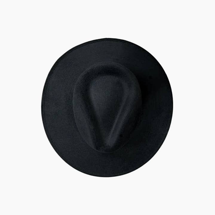 Svart Fedora-hatt med Anpassning för wholesale av Margarita