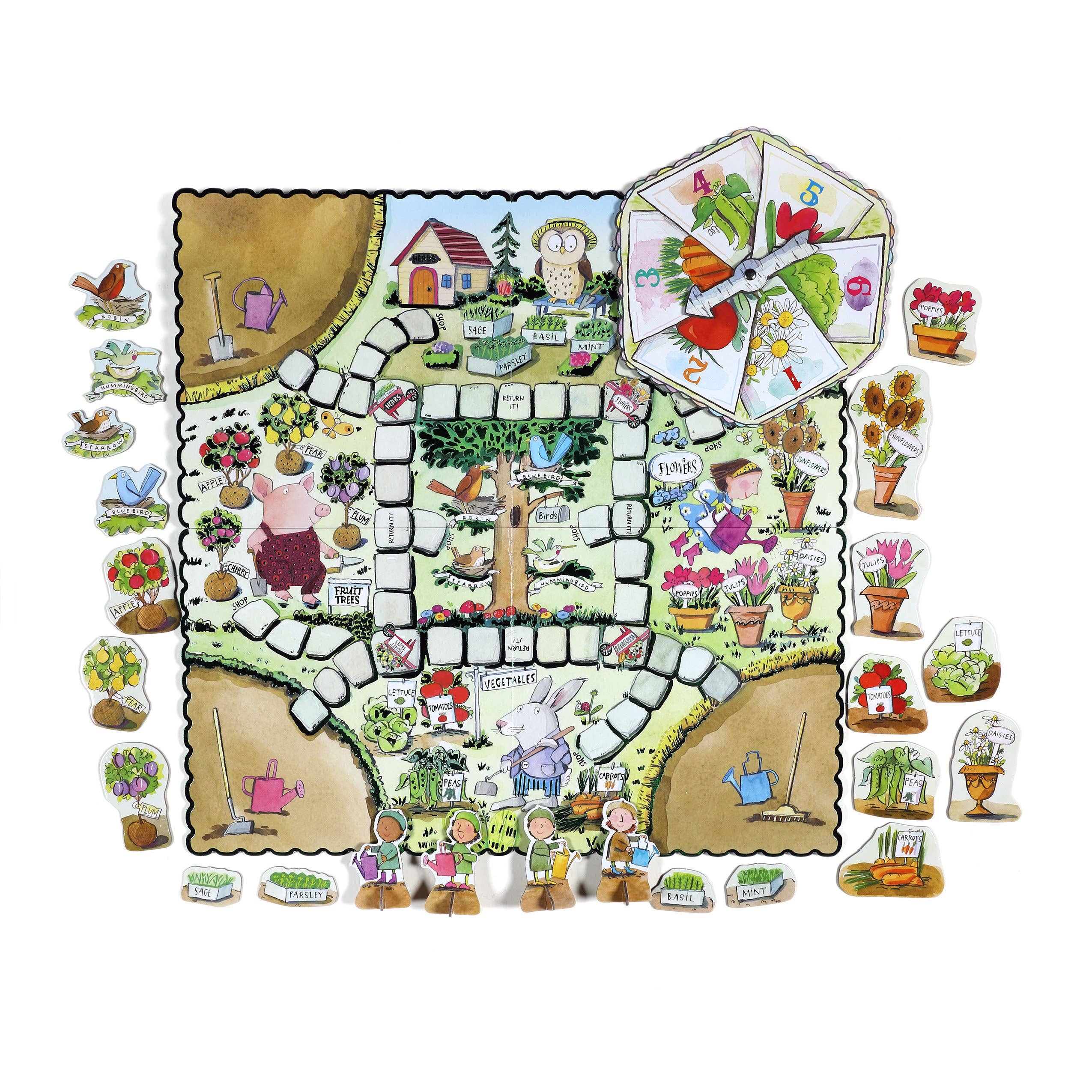 eeBoo - Wholesale Board Game - Gathering a Garden Foil Game4