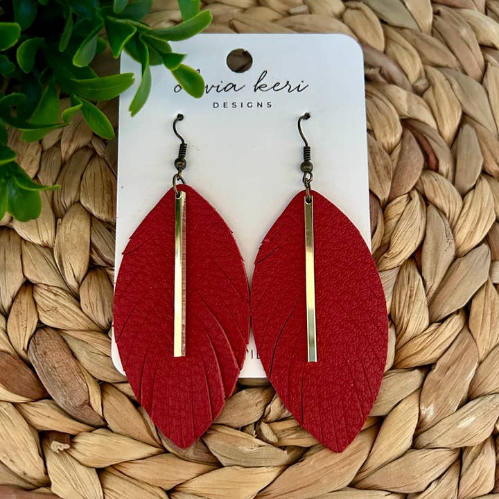 Ava - Dark Red for wholesale by Olivia Keri Designs