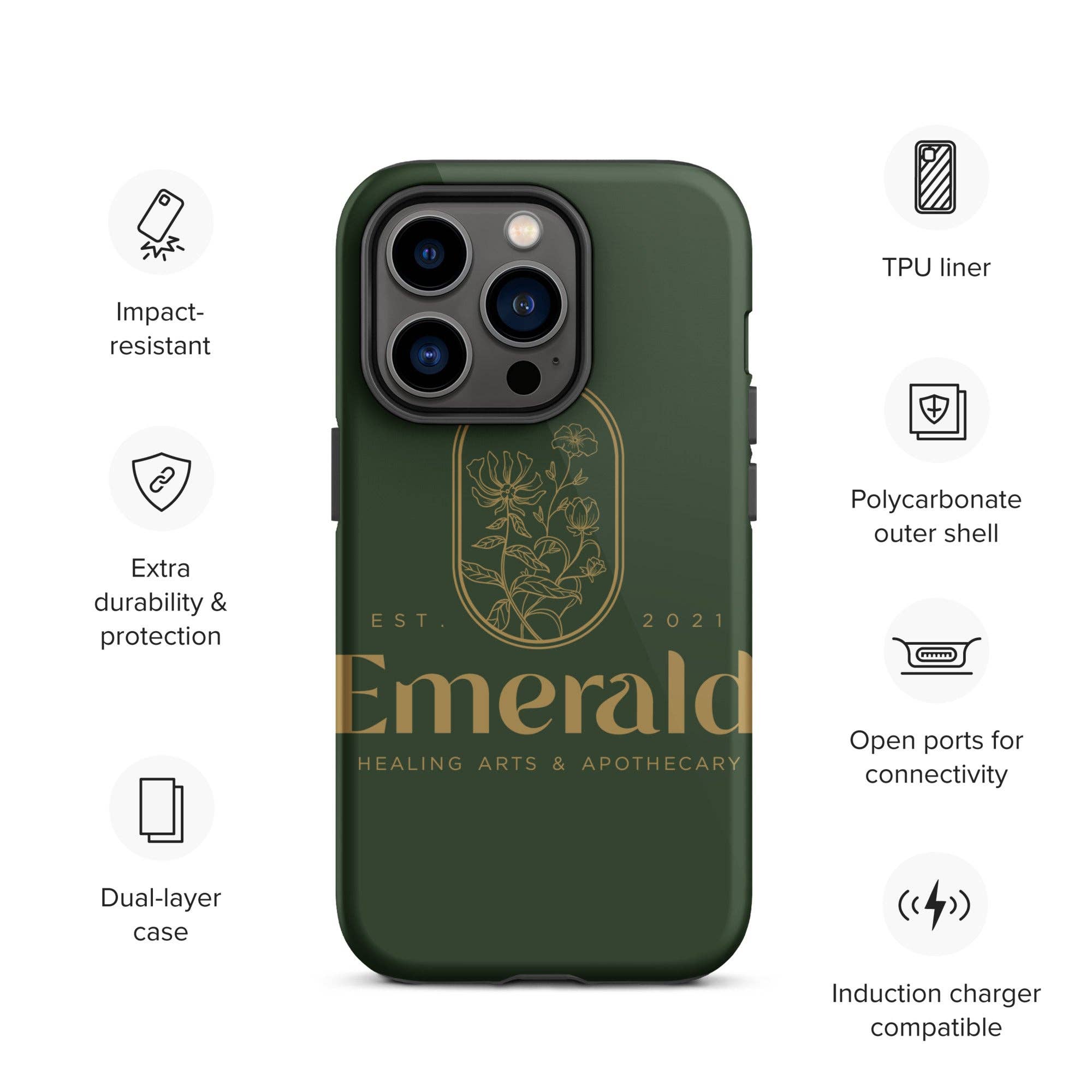 Practicality Skin & Body care - Wholesale Phone Case - Unisex - Emerald Tough iPhone case26