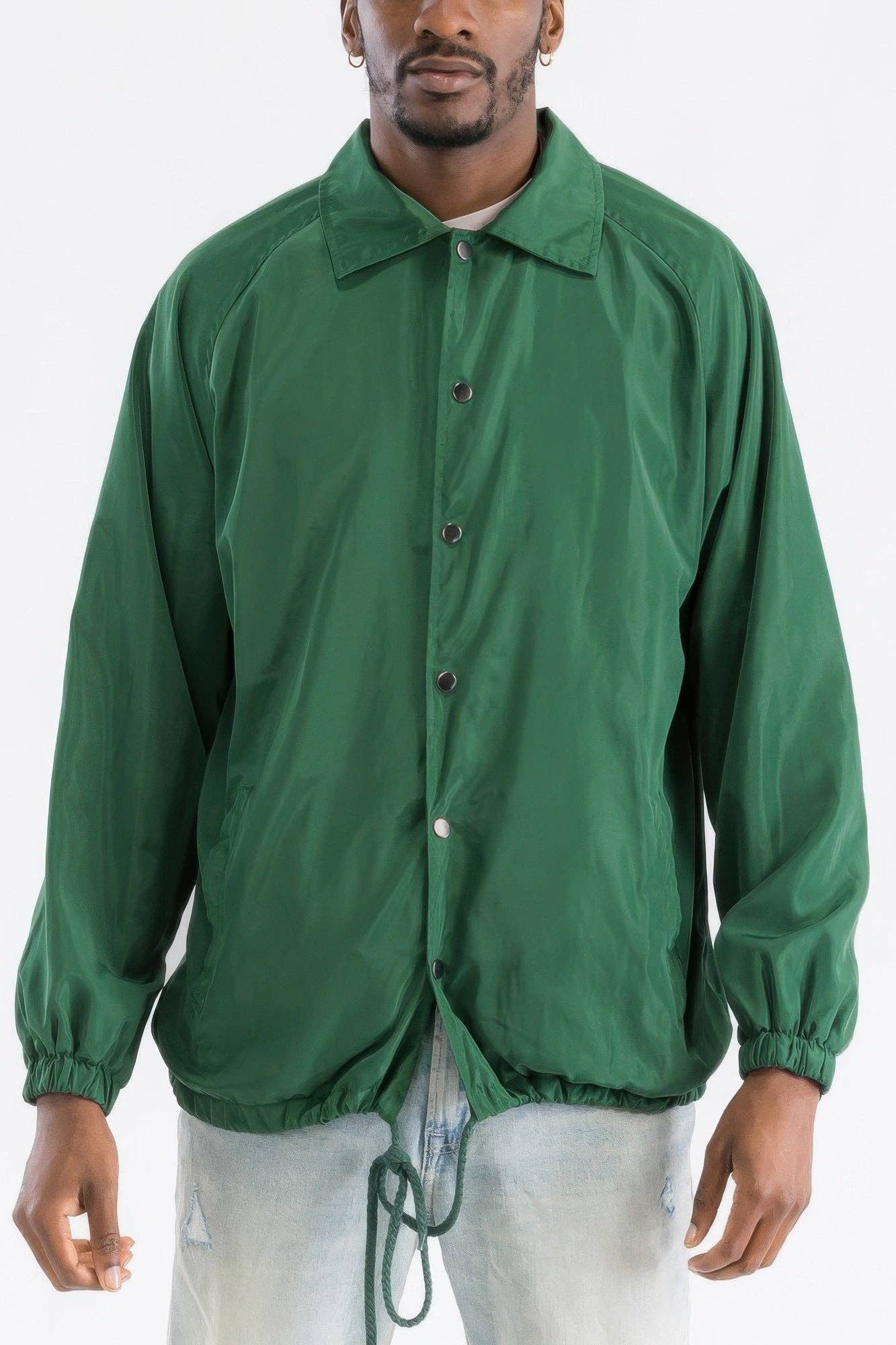 CC Wholesale Clothing - Wholesale Windbreaker - Men's - Men's Casual Windbreaker Coaches Jacket4