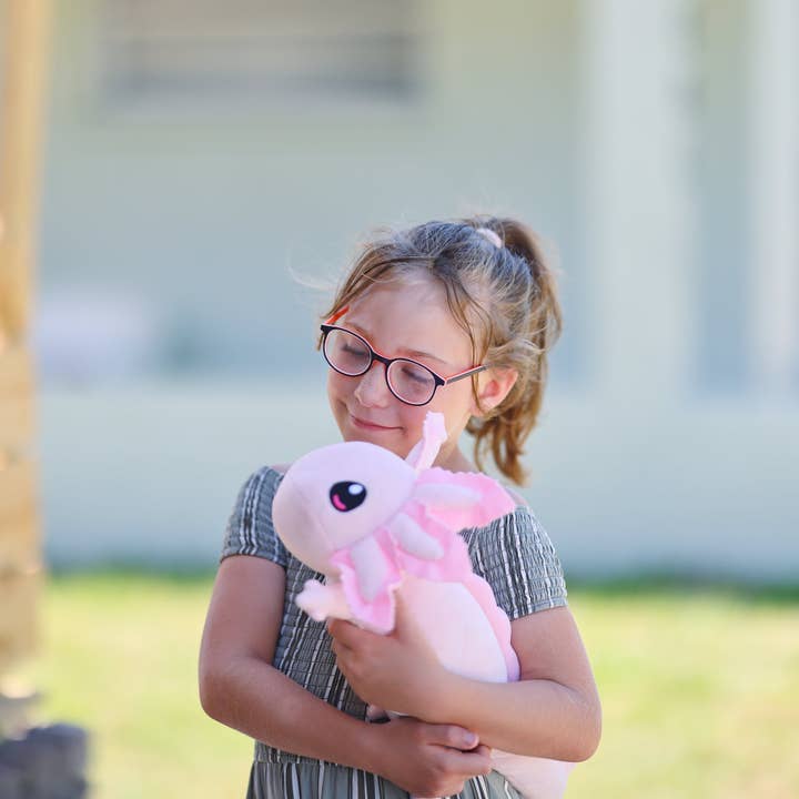 Axol & Friends - Wholesale Stuffed/Plush Toy - Kids & Baby - 2lb Weighted Realistic Axolotl Plush