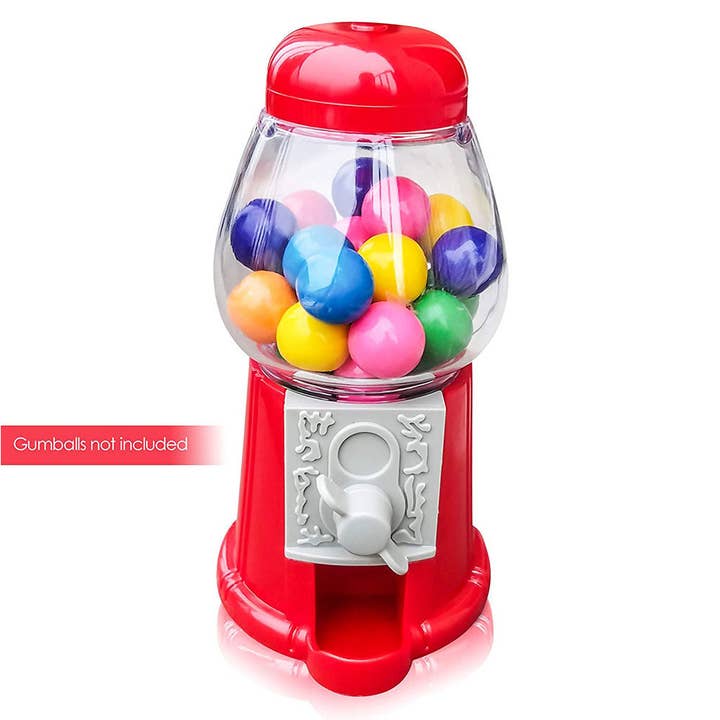 Hammont - Wholesale Hard Candy - Mini Gumball Machines 6 Pack Small