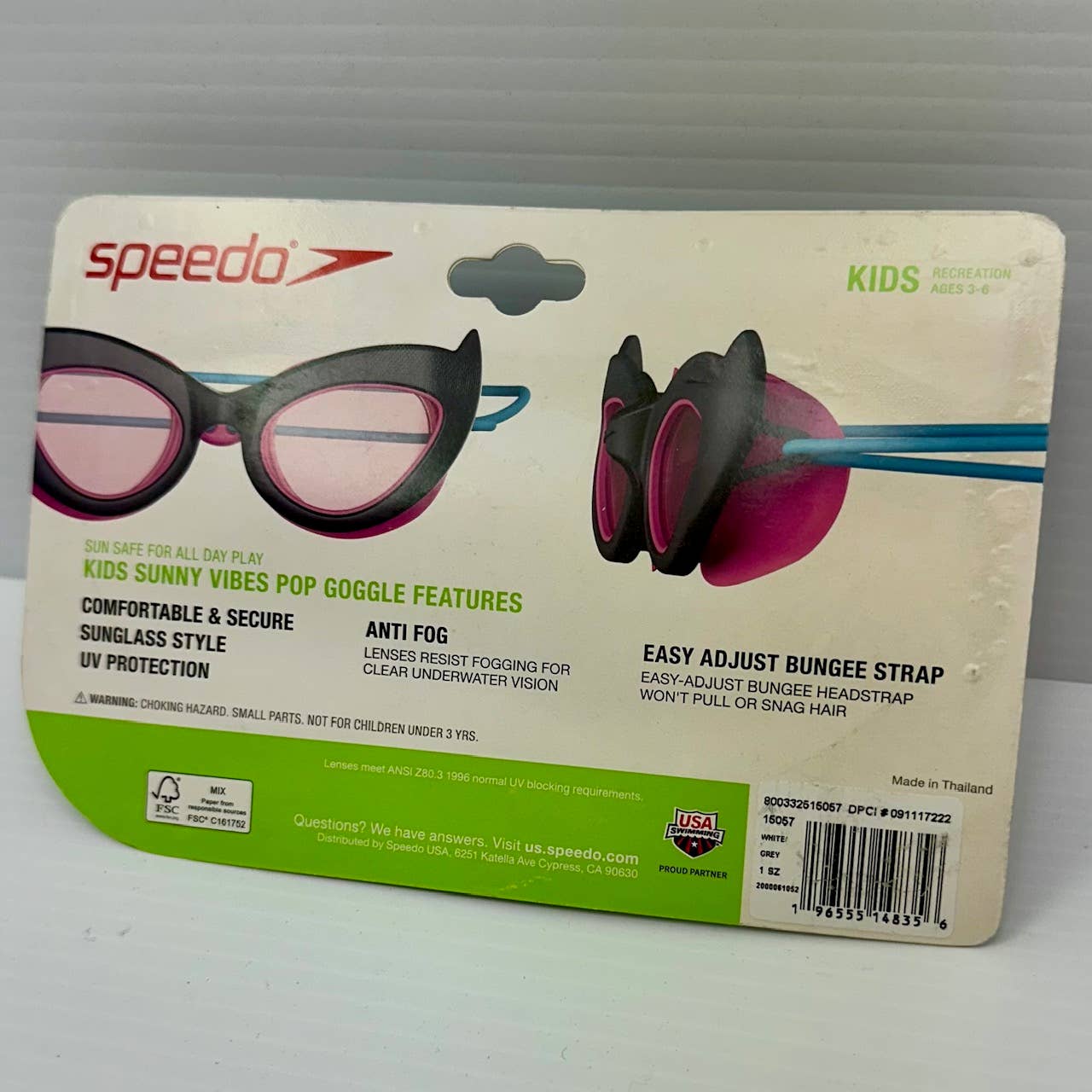 J&B Liquidations - Wholesale Swim Goggles - Kids & Baby - Speedo Kids Sunny Vibes Sunglass Style Water Goggles 1