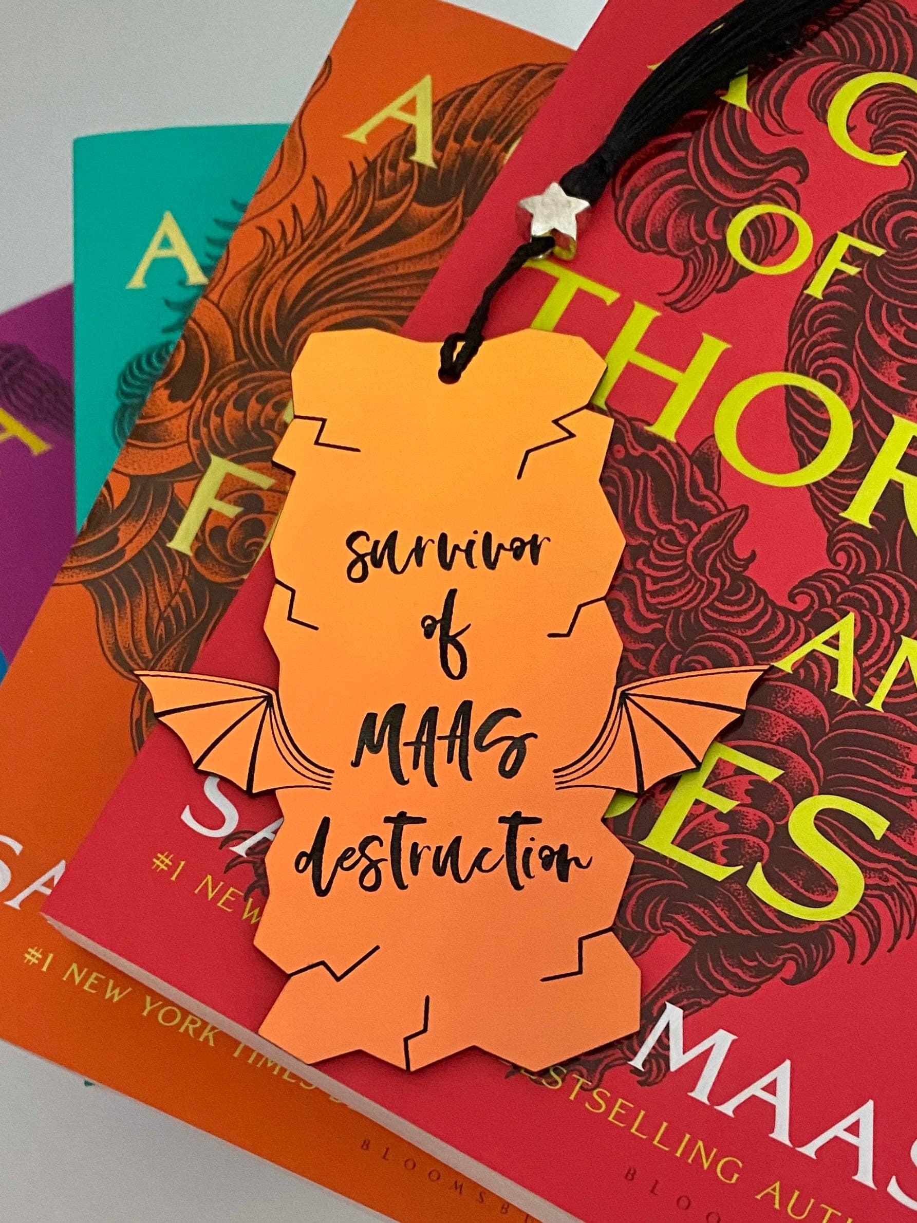 zoo&roo - Wholesale Bookmark - Survivor of Maas Destruction bookmark ACOTAR TOG CC8