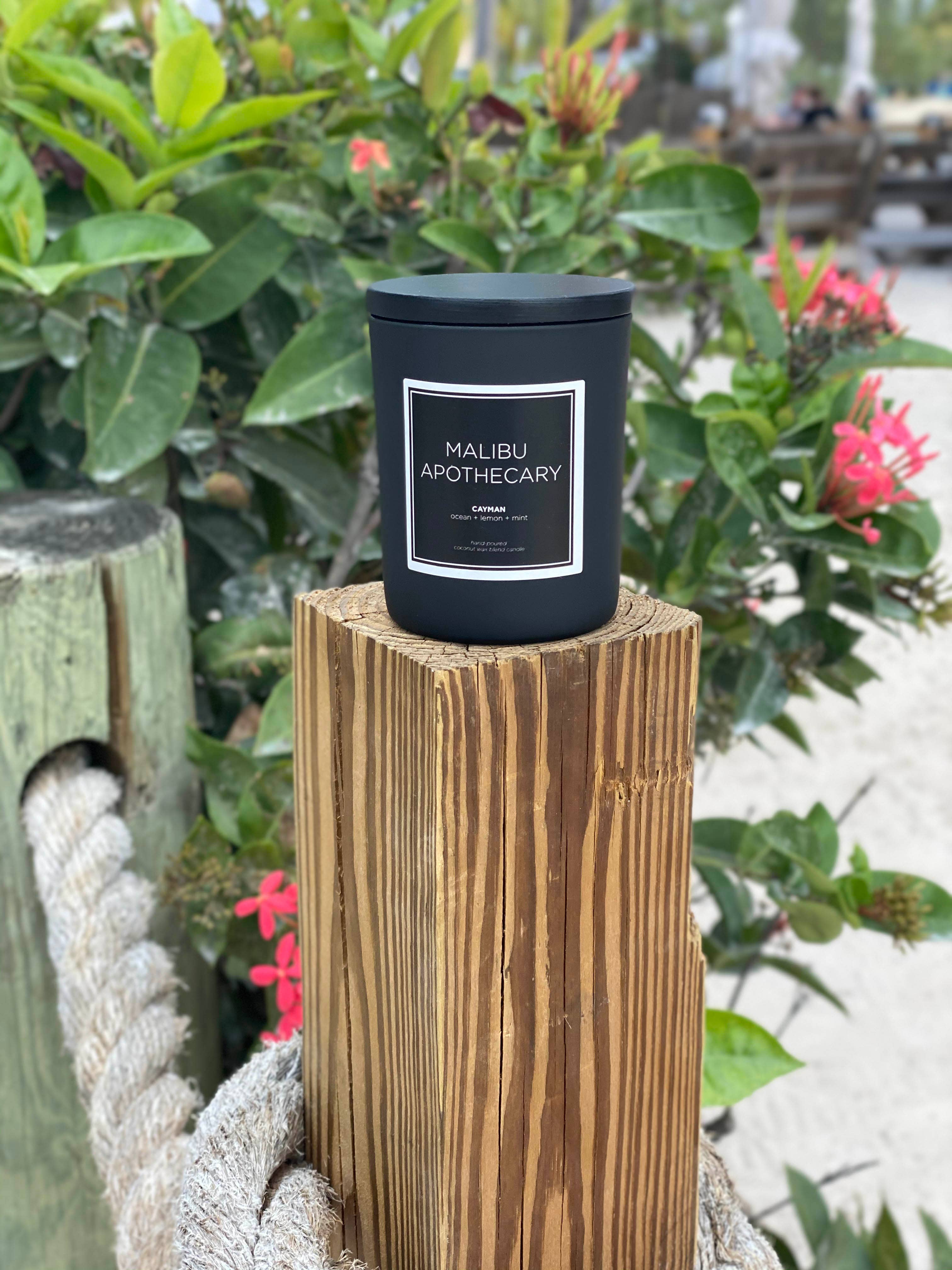 Malibu Apothecary - Wholesale Jar/Filled Candle - Mini Matte Black Candle3
