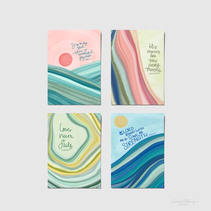 Bible Verse Postcard Set No.1 for wholesale by EverElling