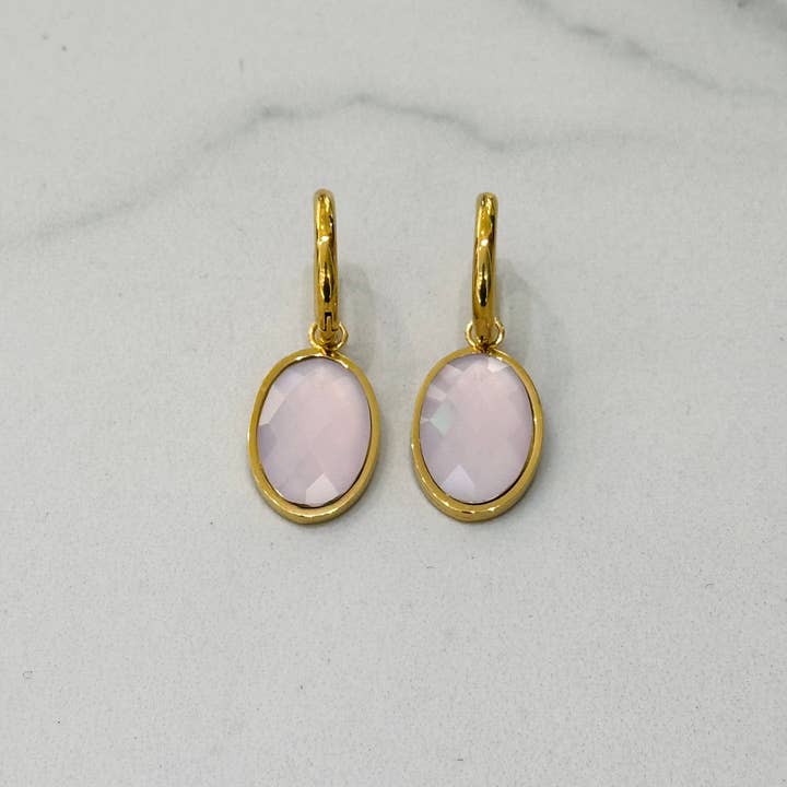 Cassette Barcelona - Wholesale Dangle Earrings - Lea Hoop Earrings 3