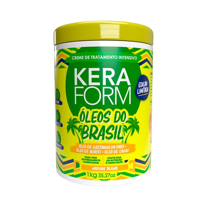 Skafe Keraform Intensive Treatment Cream Oils of Brazil 1kg – Nutrition and Revitalization with Oils from the Brazilian Flora for wholesale by Natubrazil
