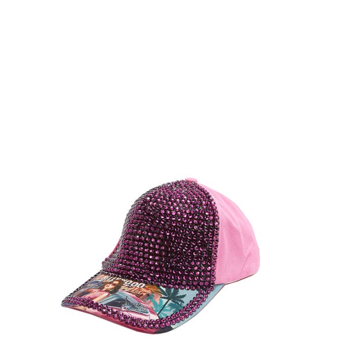 Nicole Lee USA - Vente Casquette de baseball – unisexe - CASQUETTE COURONNE EN STRASS