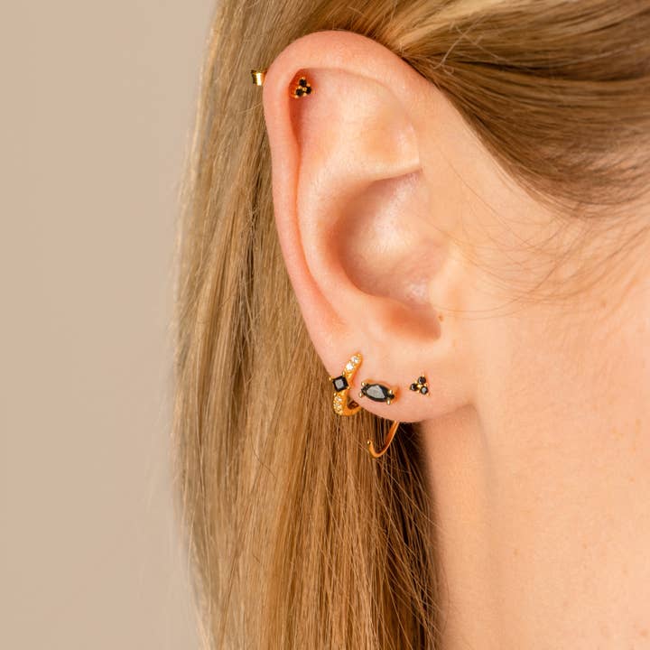 MAIVE - Wholesale Hoop Earrings - Stella Semi Hoops