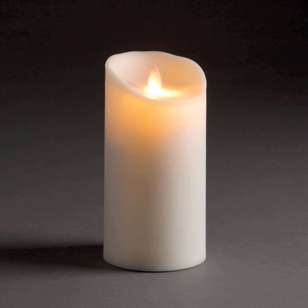 Napa Home & Garden - Wholesale Flameless Candle - Lightli Moving Flame Outdoor Pillar 3.5" X 7"