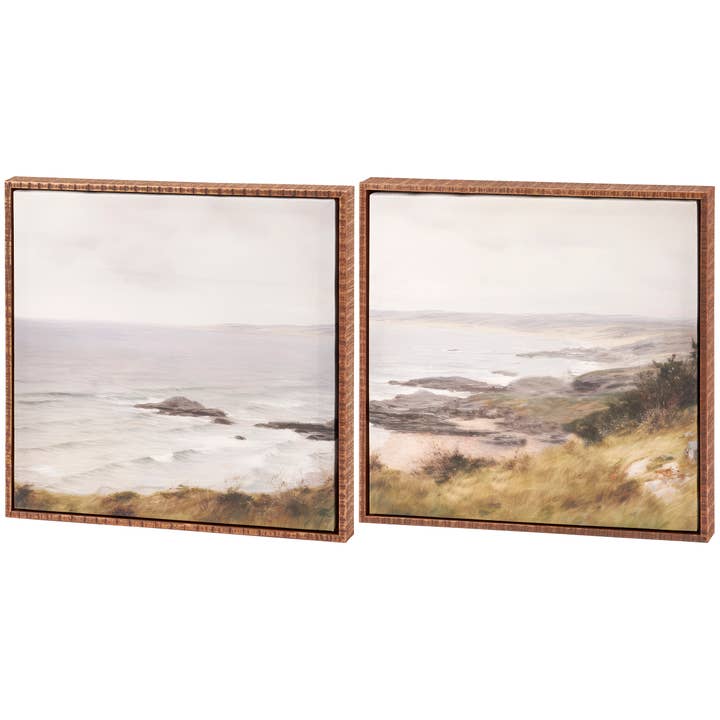 Shore Canvas Wall Art Set for wholesale by Primitives by Kathy
