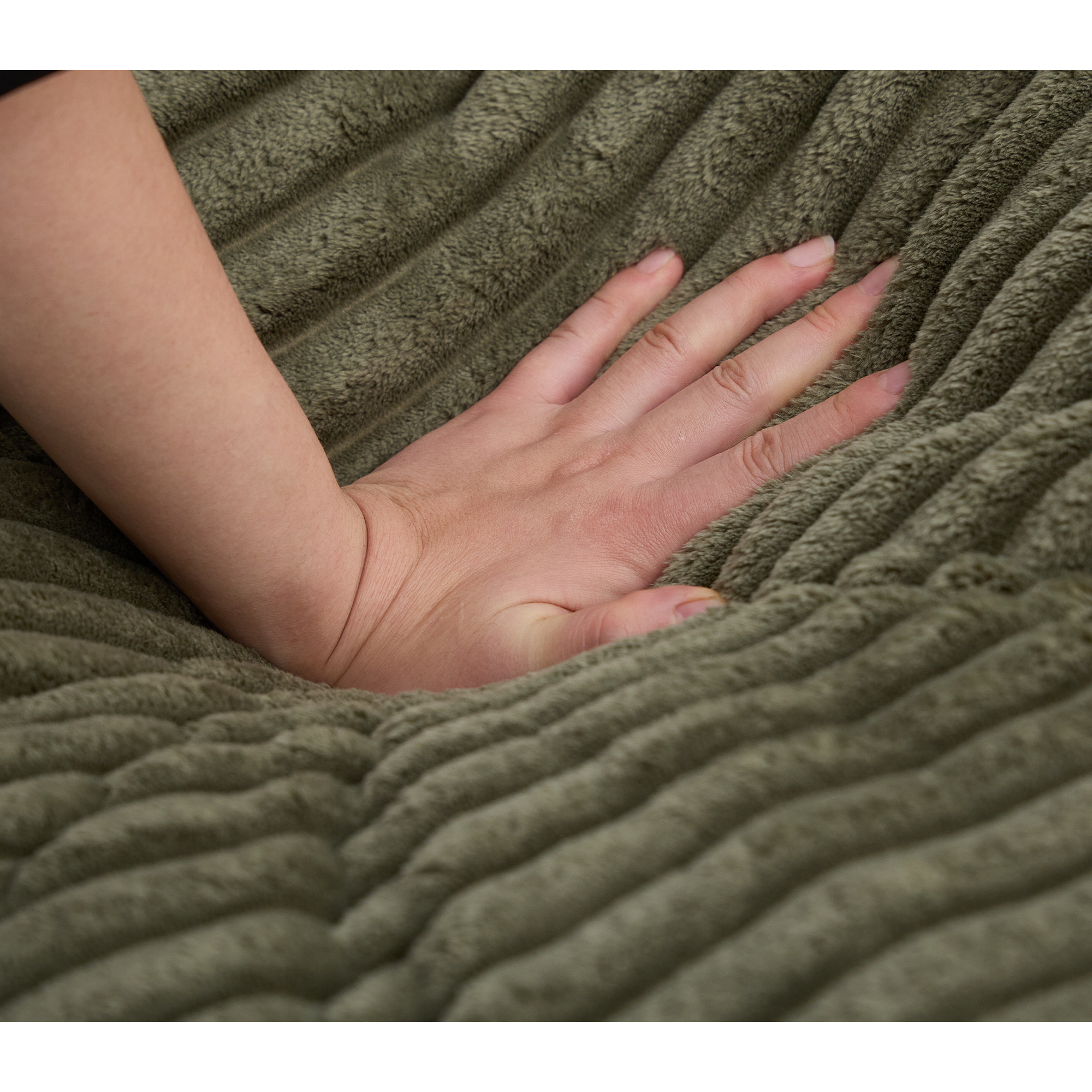 39F Inc. - Wholesale Sofa - NEW 54.75" Green Corduroy Chaise Lounge - 4 Gears, 2 Pillows20