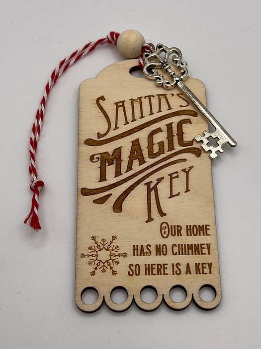 Santa's Magic Key Ornament for wholesale by Romika Designs