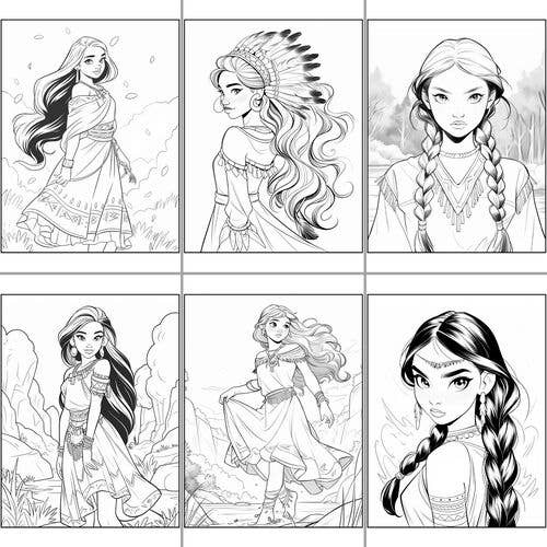 ColorFall Editions – wholesale Colouring and activity book – adult – Beautiful Native American Indian Coloring Book For Adults3