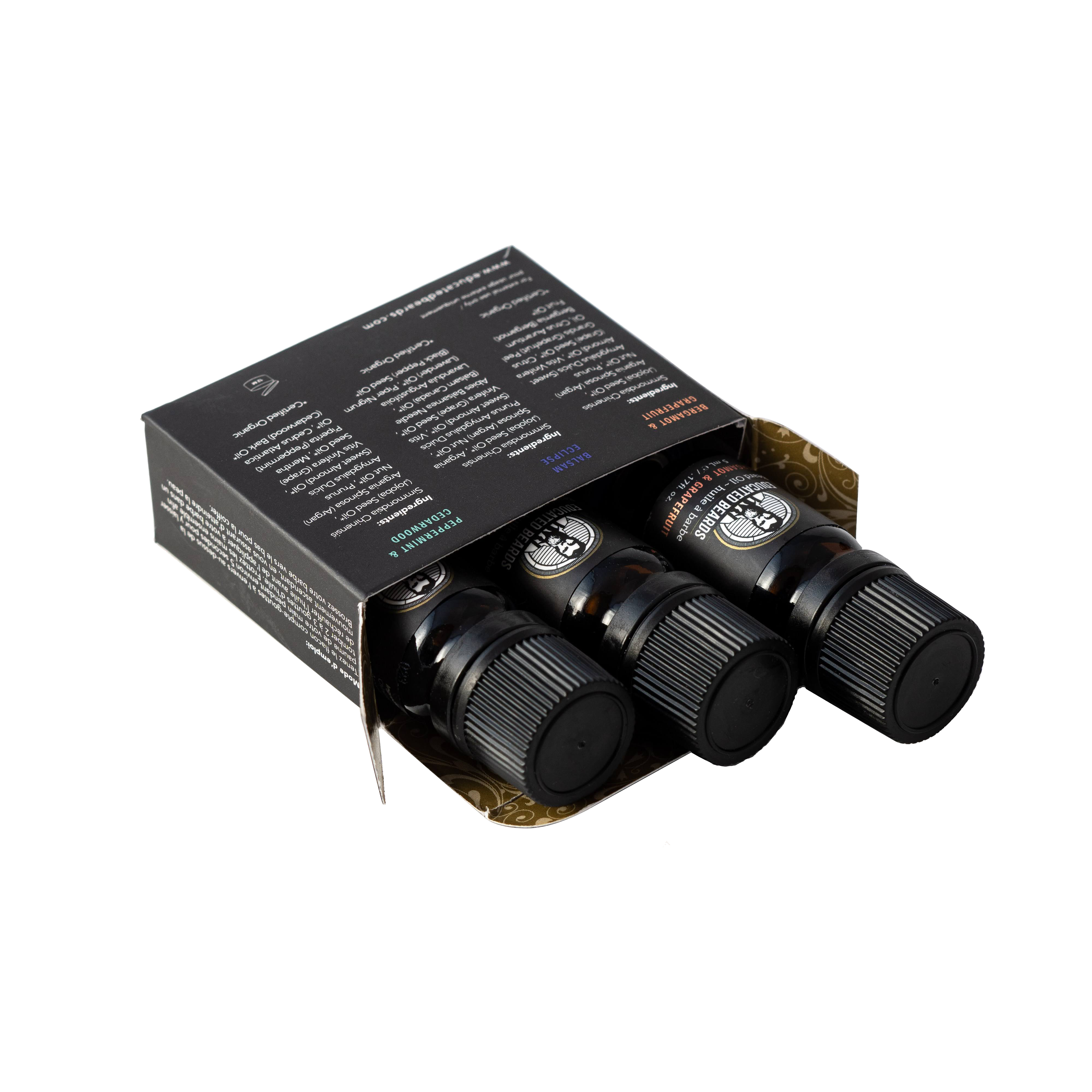 Educated Beards - Wholesale Beard Styling Product - 3 Pack Beard Oil 15ml/.51fl.oz2