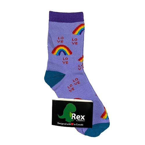 Børn Lilla Regnbuer for engroshandel hos Rex by SOCKBOX