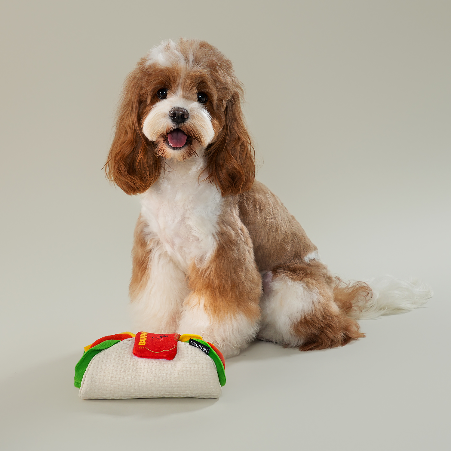 CHEWFFON – wholesale Pet plush toy – Dog – CHEWFFON Burrito Snuffle Toy4