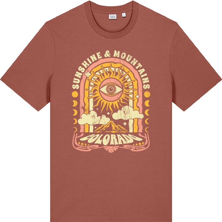 Sunshine & Mountains Tee for wholesale by Souled Out T-Shirts