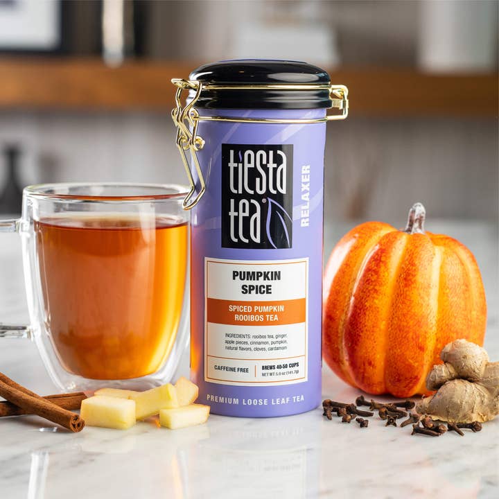 Tiesta Tea Company (loose leaf teas & accessories) - Wholesale Loose Tea - Pumpkin Spice Tea | Spiced Pumpkin Rooibos Loose Leaf1