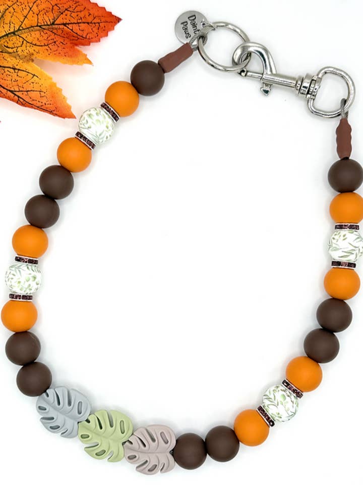 Sentieri d'Autunno | Collare per Cani con Perline per la vendita all'ingrosso da parte di Dainty Paws