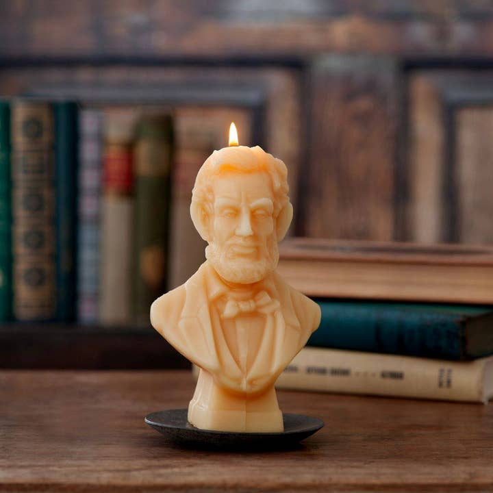 Big Dipper Wax Works - Wholesale Novelty Candle - Abraham Lincoln Candle – 100% Beeswax – 6” Handcrafted2