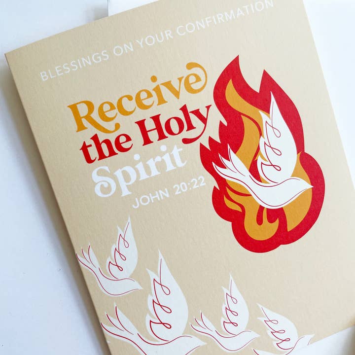 The Stump of Jesse - Wholesale Religious card - Receive the Holy Spirit Greeting Card5