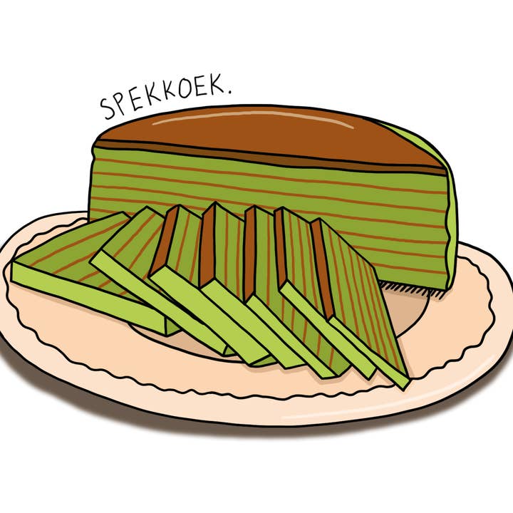 Gigi van Grevenbroek - Wholesale Everyday Greeting Card - Spekkoek