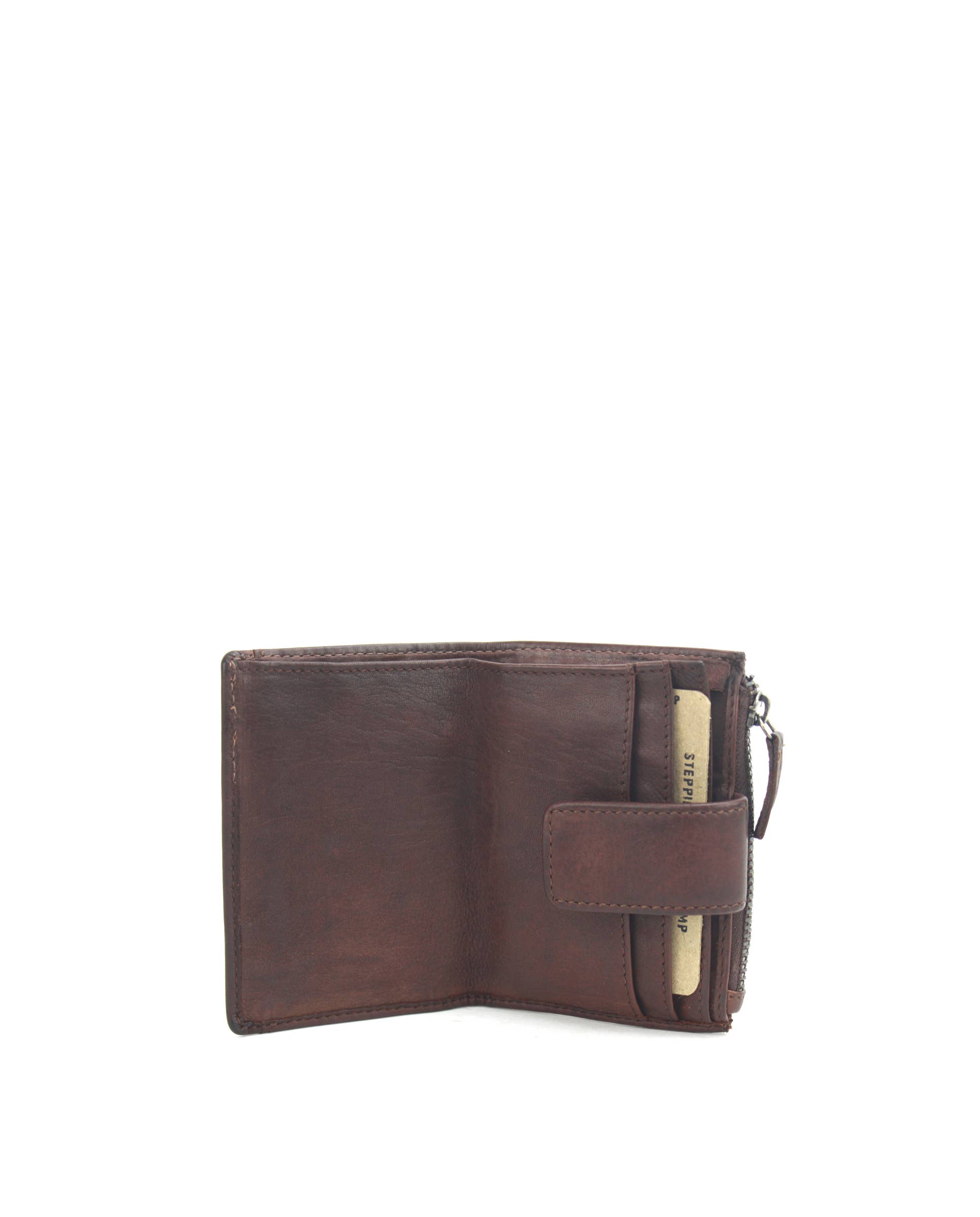 Stamp - Vente Portefeuille – femme - Petit portefeuille pour femme STAMP ST96612 en cuir lavé17