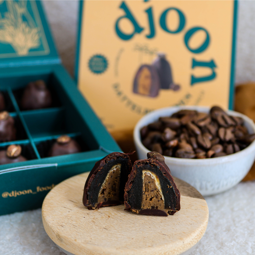 djoon - Wholesale Chocolate Covered Sweets - Date Pralines: Espresso Crunch (Organic)3