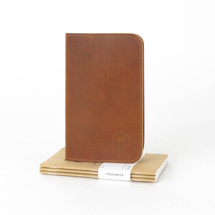 Leather Field Notes Cover for wholesale by Queen City Footwear