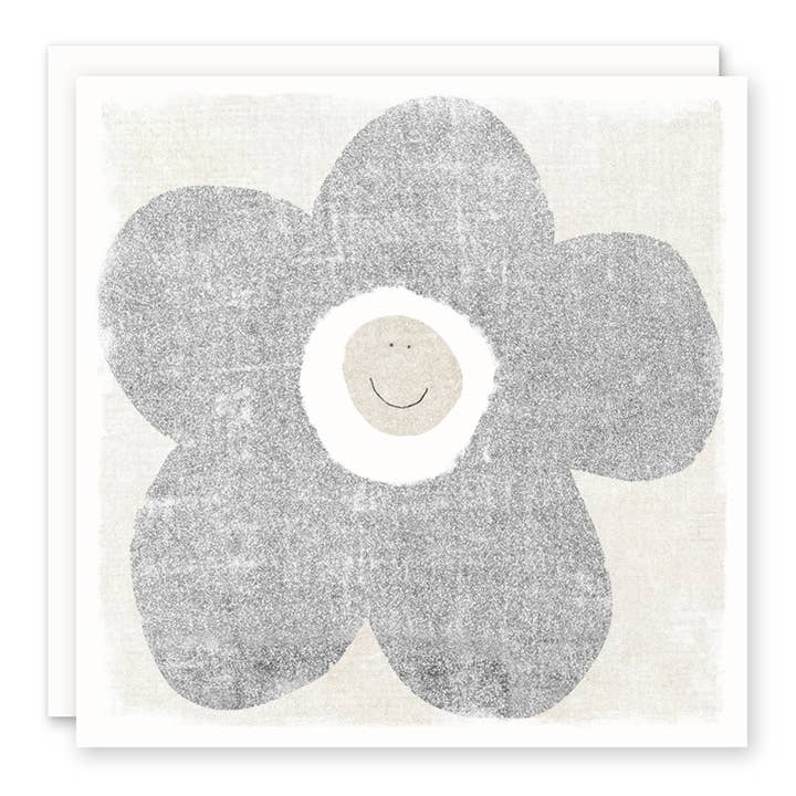 Big Daisy Smiley Face Card for wholesale by Susan Case Designs